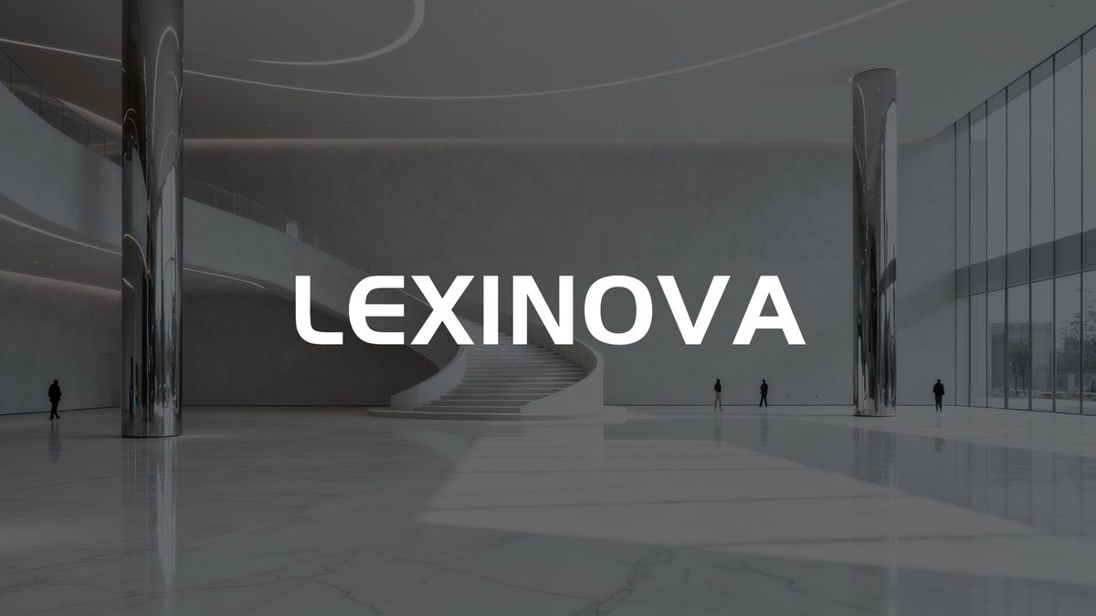 LEXINOVA modern lobby visual for brand trust