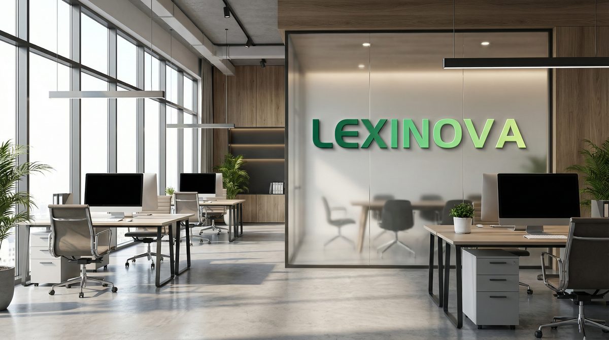 LEXINOVA modern trading office environment